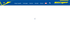 Desktop Screenshot of berger-logistik.com